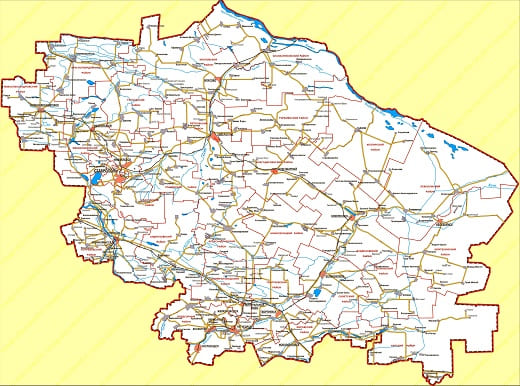 Карта автодорог Ставропольского края. Автовокзалы, справочные телефоны 